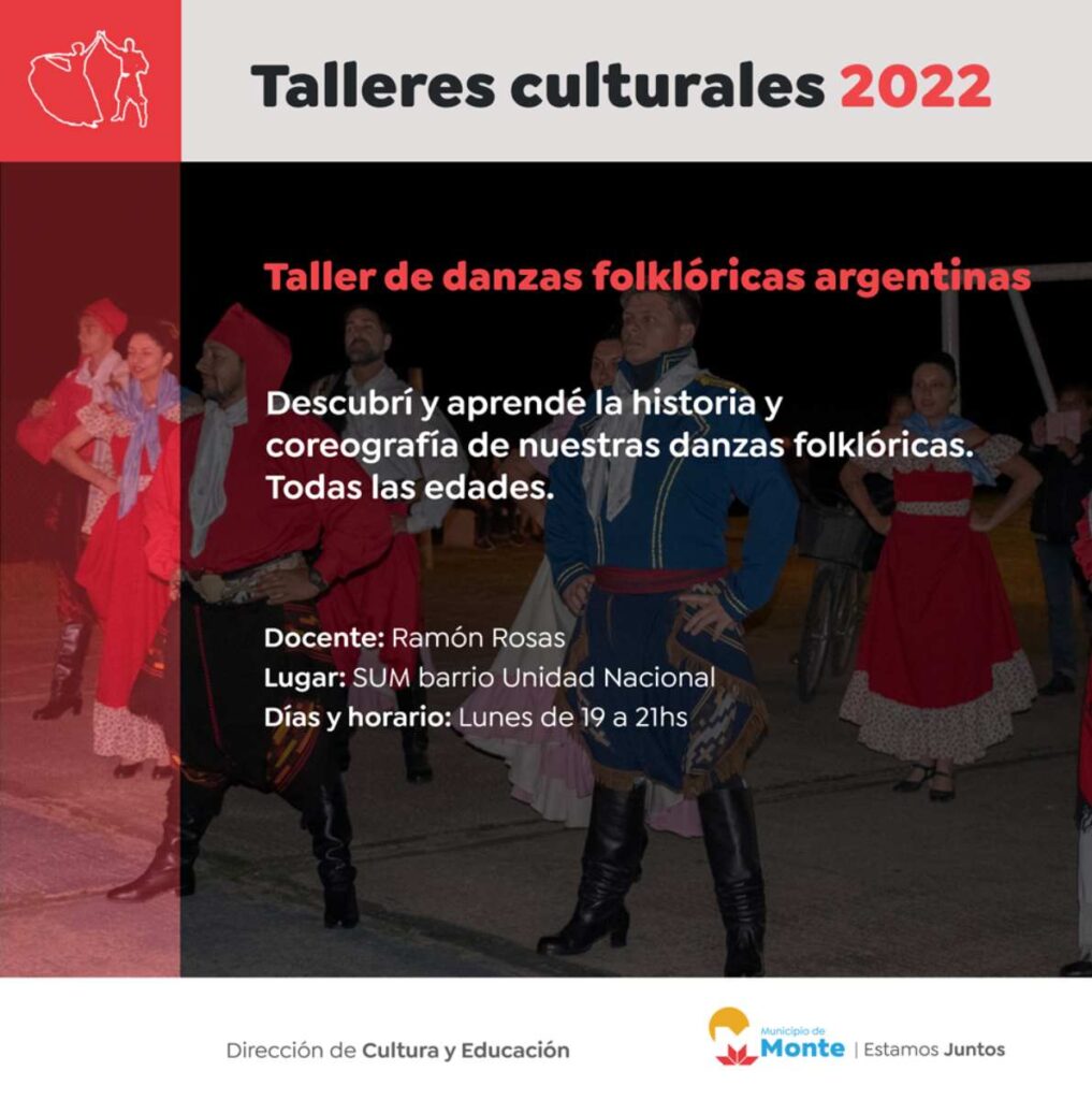 Sumate A Los Talleres Culturales - Cultura.monte | Municipalidad De Monte