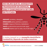 No dejes que el mosquito se crie en tu casa