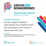 Inscripción a Juegos Bonaerenses 2021