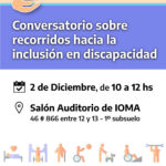 Conversatorio sobre recorridos hacia la inclusión en discapacidad con la participación de Roberta Cacace