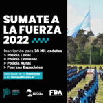 Inscripción 2022 a la Policia Bonaerense