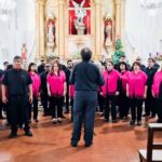 Se presentó el Coro Polifónico Nacional de Ciegos en la Parroquia San Miguel Arcángel