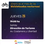Jueves y Viernes de Bicicleteada Nocturna