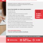 Nueva Inscripción al Programa de Becas Estudiantiles Montenses