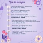 Calendario de Actividades en el Mes de la Mujer