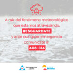 Información sobre el fenómeno meteorológico