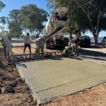 Comenzamos a repavimentar con hormigón 2 sectores de costanera