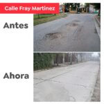 Mirá como quedó el asfalto de Fray Martinez entre Suarez y Lalinde